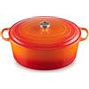Le Creuset Cocotte ovale Evolution in ghisa vetrificata, diameter 40 cm, Arancione, 21178400902430