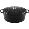 Le Creuset Cocotte ovale Evolution in ghisa vetrificata, diameter 40 cm, Nero, 21178400000430