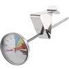 APS 10355 - Termometro per brocca latte, con clip, regolabile in altezza, gamma di temperature da 20 °C a 100 °C