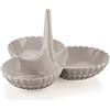 Guzzini Antipastiera Tiffany - Grigio Tortora