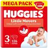 Huggies Pannolini Little Movers 3 Mega Pack 4-9kg - 126 pz