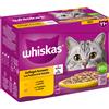 Whiskas Senior buste 12 x 85 g Alimento umido per gatto - 11+ Selezione Carni Bianche in Gelatina