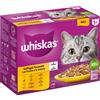 Whiskas 1+ buste 12 x 85 g Alimento umido per gatto - Selezione Carni bianche in Gelatina