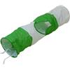 zooplus Exclusive Tunnel verde-bianco - Ø 24 cm x L 100 cm