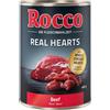 Rocco 1 x 400 g Alimento umido per cani - Real Hearts Manzo & Cuori di Pollo