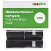 zooplus Exclusive Sacchettini igienici neri - Set %: 8 rotoli (20 sacchettini cad.)