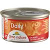 Almo Nature Daily 6 x 85 g Alimento umido per gatti - Dadini con manzo