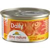 Almo Nature Daily 6 x 85 g Alimento umido per gatti - Mousse con pollo