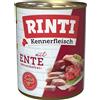 RINTI Kennerfleisch 800 g Alimento umido per cani - Cuori di Anatra