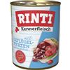 RINTI Kennerfleisch 800 g Alimento umido per cani - Cuori di Pollame