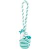 Trixie Gioco per cani Trixie Denta Fun Corda con palla - Ø 7 x L 24 cm