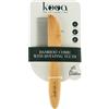 kooa Pettine in bambù con denti rotanti - L 21,5 x P 5,5 cm