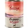 Purizon Lattina singola 400 g Umido cane - Organic Manzo & Pollo con Carote