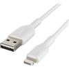 Belkin Cavo Lightning (Boost Charge Cavo da Lightning a USB per iPhone, iPad e AirPods), Cavo di ricarica per iPhone certificato MFi (bianco, 2 m)