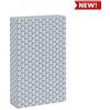Astuccio per agenda 8 x 15 cm con fantasia geometrica personalizzate o neutre