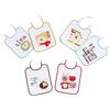 Interbaby 00133 - Confezione da 12 bavaglini in spugna plastificata 25 x 30 unisex