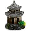 Amtra Deko Tempio Giapponese - Decorazione in Resina atossica per Acquari, Accessorio Ornamentale subacqueo, Decorativo rifugio nascondiglio, Dipinto a Mano, Dimensione 18 * 14 * 14 cm