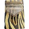 Mahalo Kalimba Zebra 17 Chiavi in Legno Custodia Inclusa Zebrata Regalo