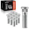 Frankberg 10x Bulloni per ruota Vite ruota Anteriore Compatibile con Elgrand NP300 Navara Pathfindel Foester Legacy Levog Tribeca 1.6L-4.8L 1988-2021