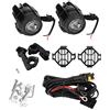 Yctze Fari antinebbia anteriori sostituzione per motocicli 2Pcs 40W, lampada di guida ausiliaria a LED sostituzione per R1200GS adv F800GS F700GS F650gs 12-24V 6000K faretti givi per 1250 gs faretti p