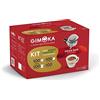 Gimoka - Cialde Ese 44, Compatibili con Sistema Easy Serving Espresso, in Carta Compostabile, Gusto Gran Bar con KIT, 100 Cialde Caffè, Kit Bicchierini, Bustine e Palettine