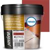 JOVIRA PINTURAS Pittura Impermeabilizzante Antigoccia per Terrazze con Fibra. Evita perdite su tutti i tipi di coperture e terrazze. (4 Litri, Rosso con Fibra)