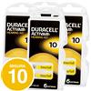 Rayovac / Udivita / Duracell / PowerOne Batterie Rayovac Udivita Powerone Duracell Pile Misure Apparecchi Acustici
