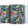 Grafoplás | Taccuino con copertina in plastica | 80 fogli a quadretti 4 x 4 90 g | Dimensioni a libro | Spirale | Collezione Design Bits&Bobs Pop Up Design New York | Certificato FSC
