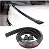 JNNJ Spoiler Posteriore Auto in Gomma Impermeabile, Autoscontro Striscia Labbro, Adesivo Protector Universale Dello Spoiler, Strisce Del Labbro Dello Spoiler Del Tetto Dell'automobile(Fibra-Carbonio)