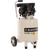 BlackStone V-SBC50-10 - Compressore aria silenziato oilless - Motore 1 HP - 50lt Verticale
