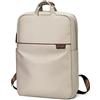 GOLF SUPAGS Zaino Porta PC, Zaino PC Portatili per Computer da 17 Pollici Notebook, Casual Daypack, Backpack Donna Impermeabile da Uomo per Scuola,Lavoro o Viaggio Mandorla