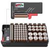 ZHITING Organizzatore di Batteria,Custodia per batteria,per 110 slot per batterie di dimensioni diverse per batterie AAA, AA, 9V, C, D e con tester batteria rimovibile(batteria non inclusa)