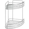 Metaltex serie Viva! - Cestello angolare 2 piani - (404816)