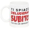 Franco Cosimo Panini O.P.S. - Tazza In Cercamica Personalizzata, Con Frasi Divertenti e Dal Design Accattivante, Adatta Per Forno, Microonde, Lavastoviglie, Capacità 350ml, Formato cm 10hx8x8 - Deludermi