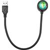 ANCLLO USB Sunset Lamp Mini Sunset Projection Lamp 360 Gradi Disponibile per Auto Soggiorno Camera da Letto Arredamento Romantico