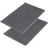 Westmark piatti di portata in ardesia naturale, 2 pezzi, rettangolari, superficie: 30 x 20 cm ciascuno, ardesia, Tapas + Friends, 694022E3