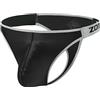 BIATWOWR Perizoma da uomo G String da uomo in seta sexy biancheria intima rigonfiamento che migliora il sacchetto elasticizzato a vita bassa, 3* multi, XXL