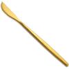 Pleafind coltelli da tavola 24 pezzi, coltelli acciaio inox 22 cm, set coltelli da tavola in oro, coltello da burro, coltelli carne, coltello per la casa e il ristorante, lavabile in lavastoviglie
