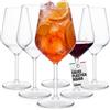 TUNDRA ICE INTERNATIONAL TUNDRA - Set 6 CALICI PLASTICA da Vino e Cocktail | EVENT 47 cl. | INFRANGIBILI, in Tritan® (Plastica Rigida), BPA-Free, Riutilizzabili e Lavabili in Lavastoviglie, Trasparenti, per VINO, SPRITZ
