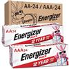 Energizer Max AA batterie e batterie AAA Combo Pack, 24 AA e 24 AAA (48 conte)