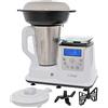 Scarlett KWI000020NOC Planetaria, Impastatrice con Frullatore, Ciotola Acciaio Inox 7 L, Caraffa in Vetro 1.5 L, Frusta Elettrica e Gancio, Argento