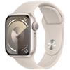 Apple Smartwatch Apple Watch Serie 9 GPS + Cellular 41mm Cassa in alluminio con cinturino sportivo S/M Beige/Beige [MRHN3QF/A]
