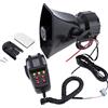 ePathChina Sirena elettronica per auto e moto. Riproduce suoni di allarme vigili del fuoco, sirena ambulanza, altoparlante con microfono da 100 W 12 V - 7 suoni diversi