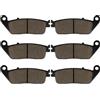SOLLON Pastiglie freno anteriore e posteriore per Honda VFR 750 VFR750F 1988-1997 / CBR 1000 CBR1000F 1989-1992 / ST 1100 ST1100 1990-2002