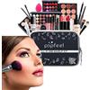 AFGSsm Kit per trucco donna completo, cofret trucco per donna, tavolozza trucco, cosmetico makeup con ombretti, pennelli, correttore, mascara..(24 pezzi)