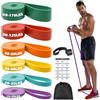 Zacro 5 Packs Elastiche Resistenza Band - Elastiche Fitness Band di Resistenza, Resistente Fitness Premium Resistance Band per Allenamento Stretching Powerlifting Resistenza