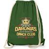 Texlab Death Mountain Dance Club, Borsa da Palestra Unisex-Adulto, Verde Scuro, 38 cm x 42 cm