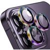 ZIRYXQ Lente Temperata per apple 15 Pro Eagle Eye Lens Metallo Pattern Vetro Protettivo J4X7 Accessori Telefono