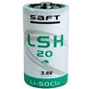 My Brand Maxxistore - Saft Batteria Lithio Litio Porta Blindata Torcia - 3,6 V 13Ah - LSH20 - ER34615M