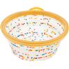 Ferribiella Spa Ferribiella Ciotola da Viaggio Pieghevole per Animali Confetti in Silicone Trasparente, m-o16-750ml